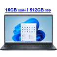 thumbnail image 1 of New Dell Inspiron 3530 Laptop, 15.6" FHD Touchscreen, Intel Core i5-1335U , 16GB RAM, 512GB SSD, SD Reader, Webcam, HDMI, Windows 11 Pro,Black, 1 of 6