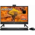 thumbnail image 1 of New Dell Inspiron 5415 All-in-One Desktop 23.8" FHD Touchscreen, AMD Ryzen 5 7530U Processor, 32GB DDR4 1TB PCIE SSD, USB-C, HDMI,1080P Camera ,Windows 11 Black, 1 of 6
