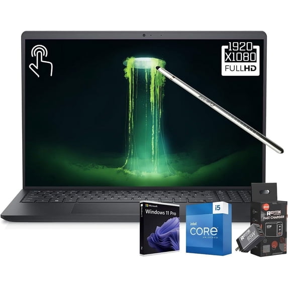 New Dell Inspiron Laptop 15.6" FHD Touchscreen Computer,Intel Core i5-1155G7(Beats i7-1065G7),12GB DDR4 RAM,1TB PCIe SSD,Windows 11 Pro,Black