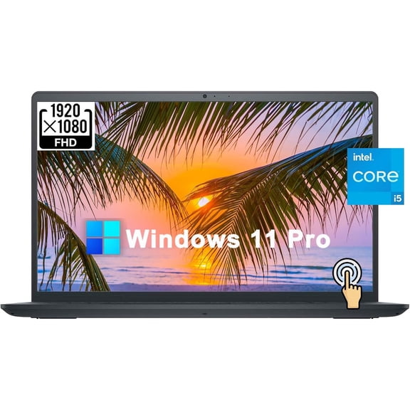 New Dell Inspiron Laptop, 15.6" FHD Touchscreen, Intel Core i5-1235U , 64GB DDR5 RAM, 2TB SSD, Webcam, HDMI,Wi-Fi 5 ,Bluetooth, Windows 11 Pro,Black