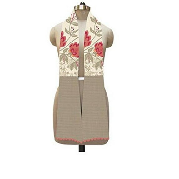 New Demdaco Fashion n Function Cotton Kitchen Tea Towel Boa, Pink Floral
