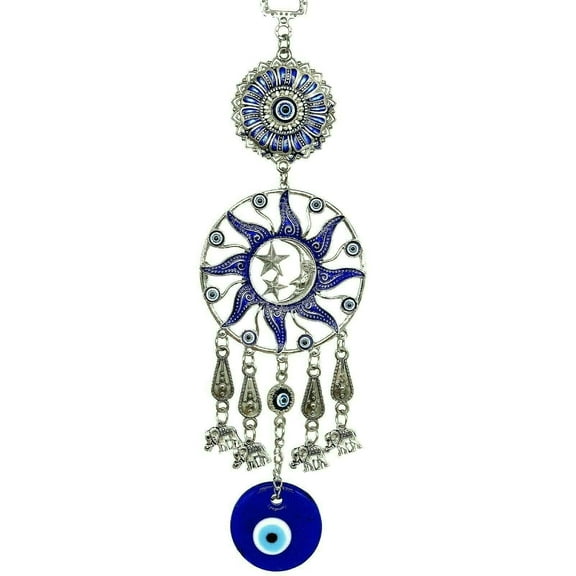 New Desgin Turkish Blue Evil Eye Nazar Wall Hanging Decor Amulet Ornament Blessing Gift