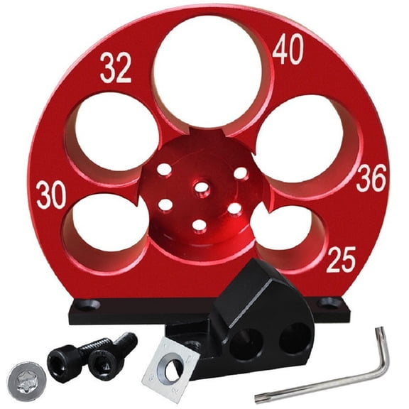 New Design Adjustable Dowel Maker Jig Dowel Cutter, Electric Drill Milling Cylindrical Woodworking Tool 5-Holes
