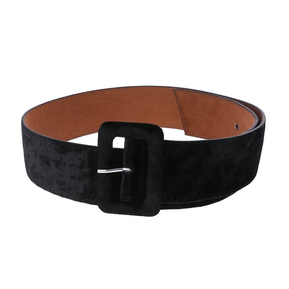 New Design Fashion Wide Belt Female Dress Belts Decorate Waistband Velvet Belt