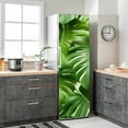 thumbnail image 1 of New Design Fresh Fruit Printed Fridge Door Wrap Cover Sticker Waterproof Kitchen Decorative Palm Lea, 1 of 5