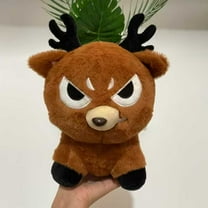 New Design Game 99 Nights Angry Deer Plush Toys, 10.63" 99 Nights in The Forest Character Deer Plushie Pillow with Angry, Fans' Collection, Valentine Christams Gifts & Home Decors, by BOSALY (1pc)