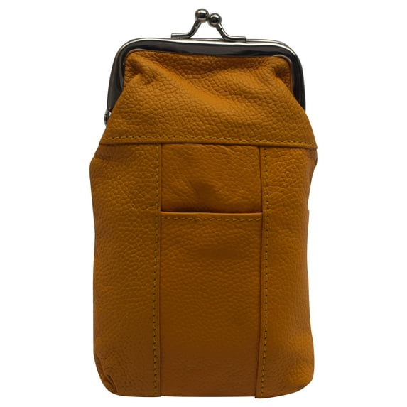 New Design Genuine Leather Cigarette Case with Lighter Pouch 1841