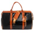 New Design Leather 2 in 1 Convertible Folding Shoes Compartment Luggage