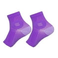 thumbnail image 1 of New Design Sports Upgraded Elasticity Blue Color Purple Color Breathable Sweat Absorption Comprex Ankle Sleeves Soothe Relief Compression Socks Nylon Neuropathy Socks PURPLE S, 1 of 8