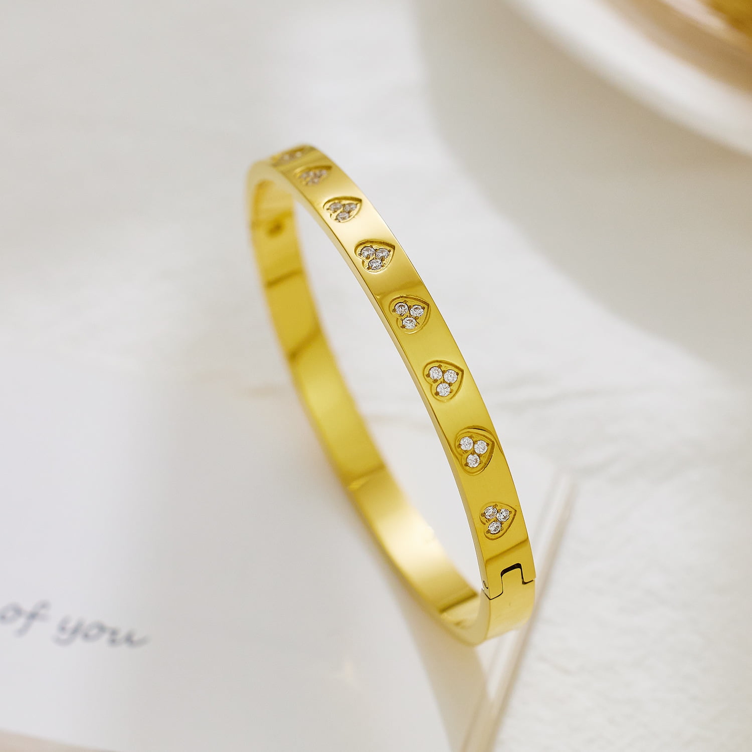 New Design Zircon inlaid Nail Bracelets & Bangles For Women New Design Zircon inlaid Nail Bracelets & Bangles For Women