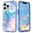 thumbnail image 1 of New Designed Case for iPhone 14 Pro Max (2022), [Marble Gold Glitter] [Three-Layer Hardshell Cases] [Reinforced Military Grade Drop Protection] Heavy-Duty Protective Cover iPhone 14 Pro Max Case 6.7", 1 of 7