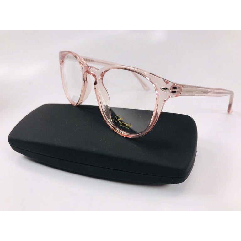 New Designer Inspired SUCCESS SS-123 Crystal Pink Eyeglasses 50mm with Case New Designer Inspired SUCCESS SS-123 Crystal Pink Eyeglasses  main image 4