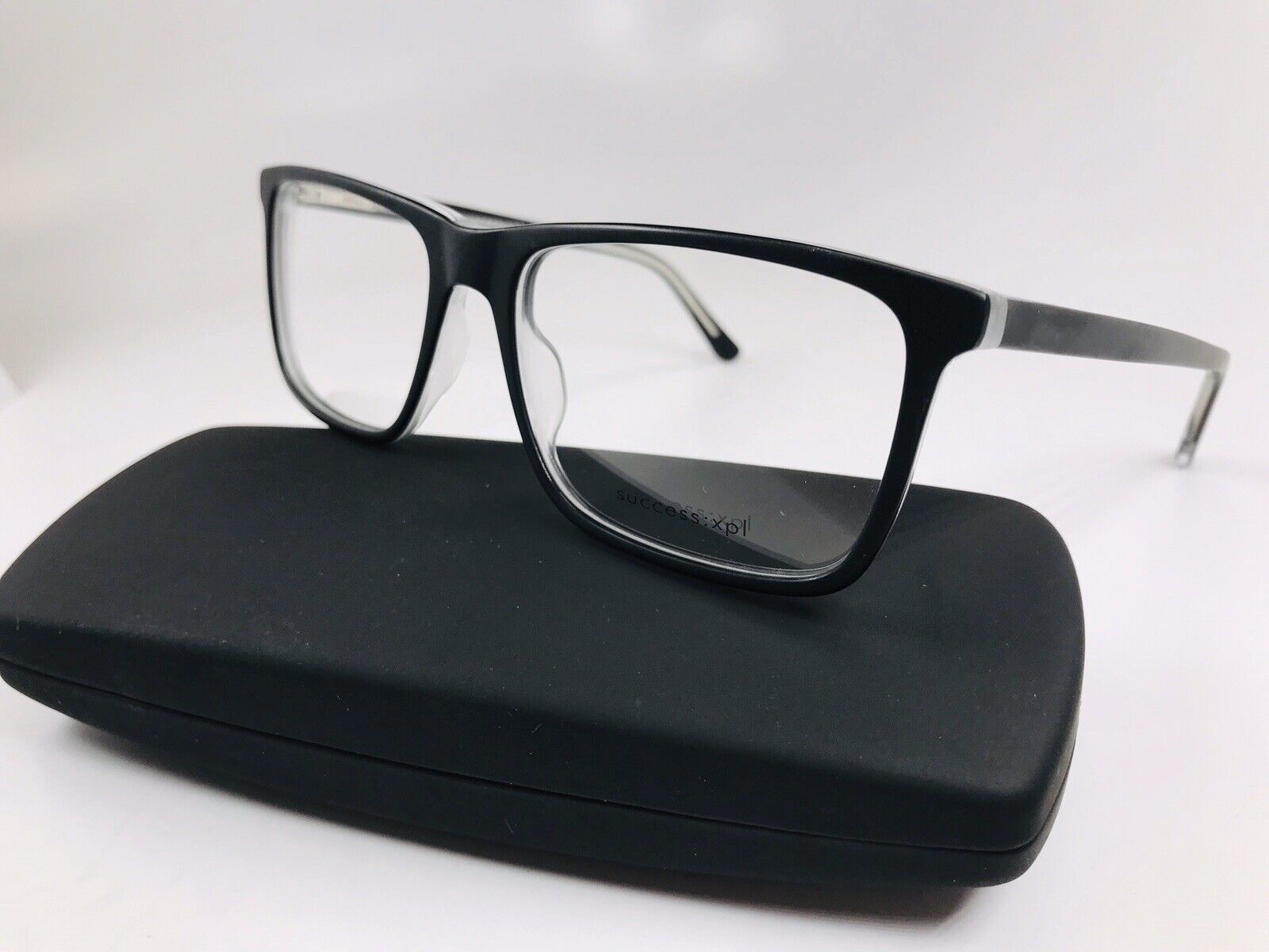 New SUCCESS SS-155 Black Fade to Clear Eyeglasses 52/18/145 SS-156_Crystal.jpg?1739908578 main image 4