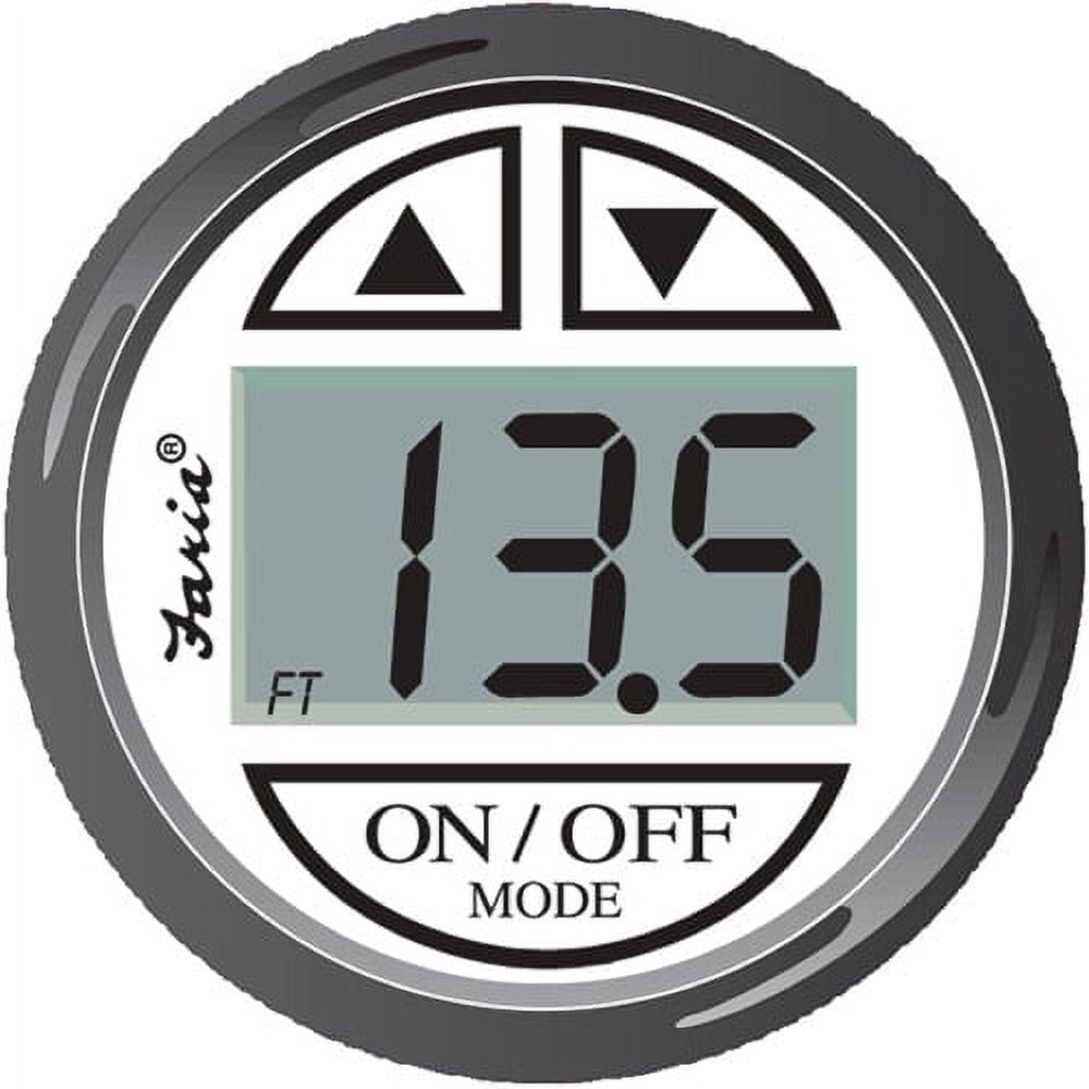 New Digital Depth Sounder faria Instruments 12951 Euro Transducer In