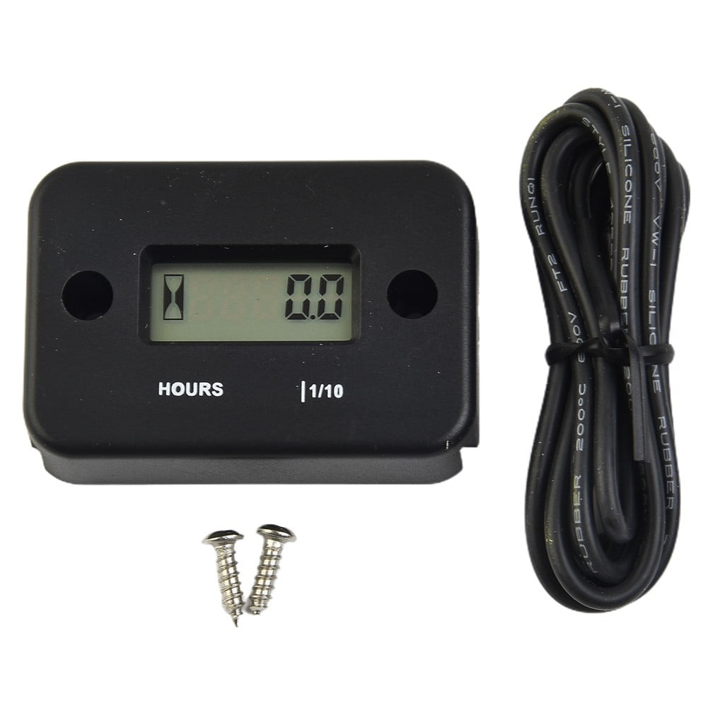 New Digital Lcd Counter Hour Meter Tool Motorcycle Car Marine Generator Engine
