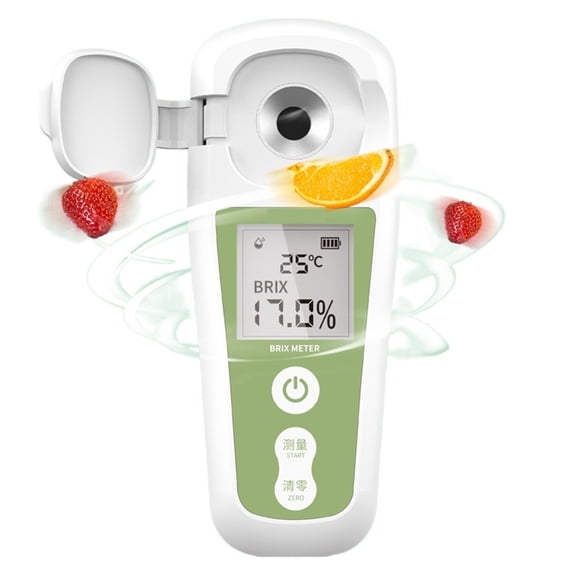 New Digital Refractometer Meter Fruit Juice Wine Beer Drinks Sugar Content Measuring Instrument Saccharimeter ,Portable