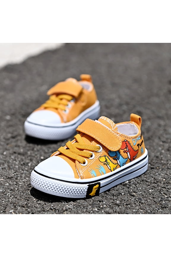 Canvas Sneakers Boys Girls Casual Low Top Shoes Kids Cartoon Fashion Shoes Baby Shoes
