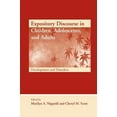 thumbnail image 1 of New Directions in Communication Disorder Expository Discourse in Children, Adolescents, and Adults: Development and Disorders, (Paperback), 1 of 1