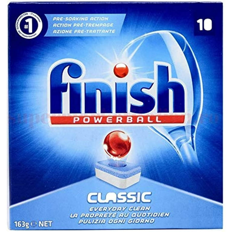 Finish Powerball Classic 10pk, Dishwashing