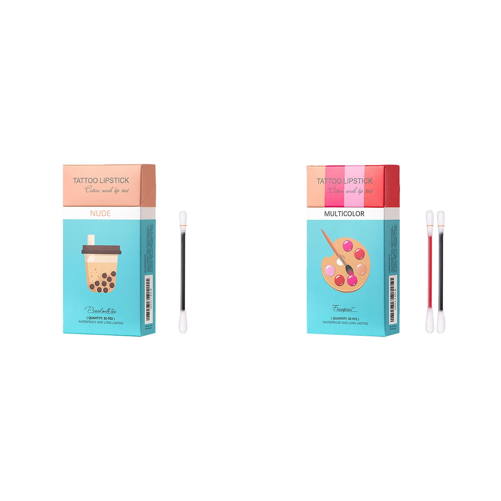 New Disposable Lip Stain Lipstick Set Lip Glaze 3ml Concealer for Women