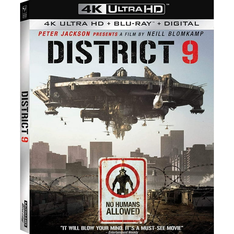 District 9 - Blu-ray + Digital 4K from Producer Peter Jackson and