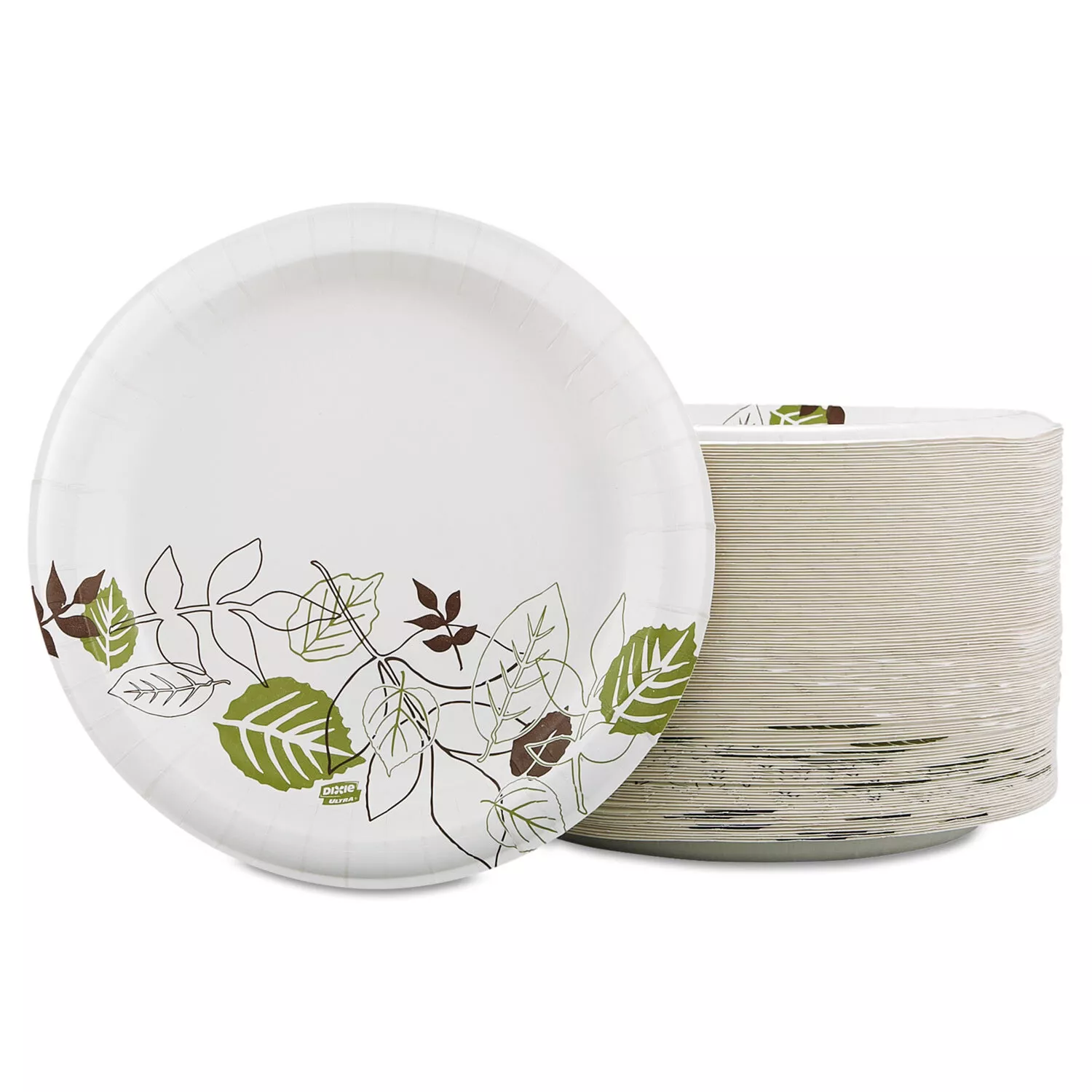 New Dixie Ultra Pathways Soak Proof Shield Heavyweight Paper Plates 10 1/8" 125/Pack