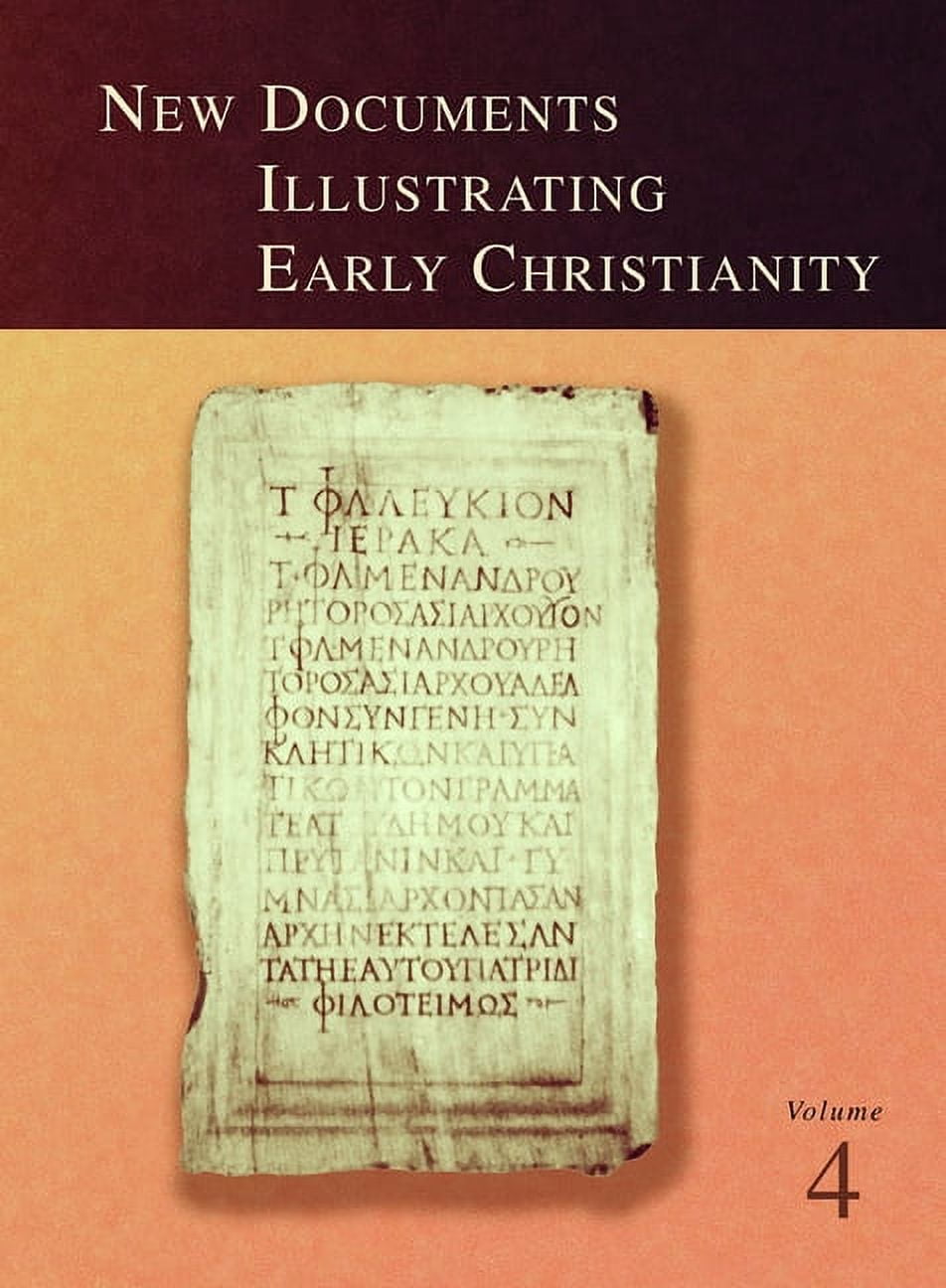 New Documents Illustrating Early Christi New Documents Illustrating ...