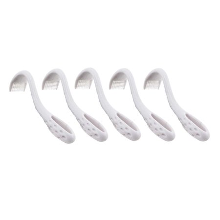 New Dog Flea and Tick Remover Combs 2 in 1 Deluxe Grooming Tool Curved 5 Pieces