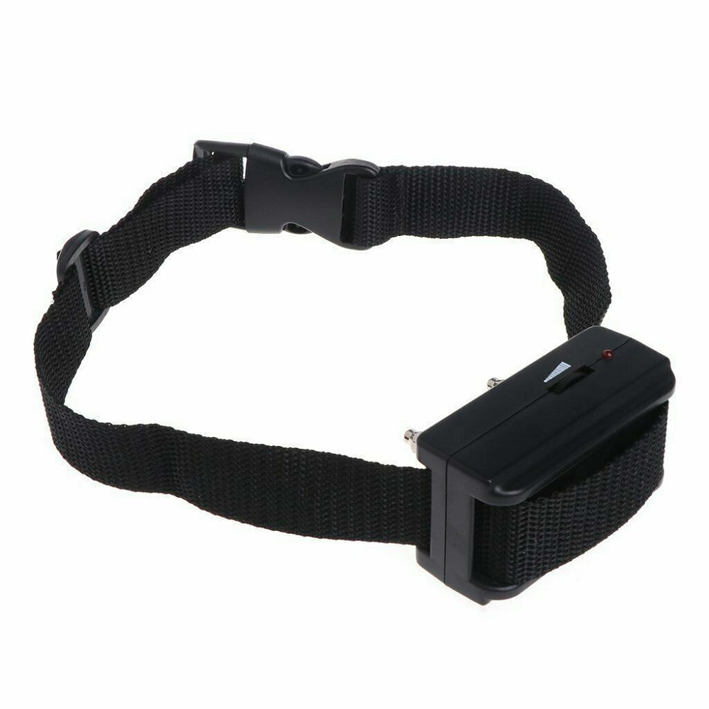 New Dog Pet Electric Shock Training Collar Waterproof Control Collar With Battery Black color 1