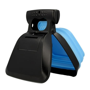 New Dog Pooper Scooper, Portable Dog Poop Scoop with Waste Bag Dispenser and Expandable Silicone Body