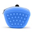 thumbnail image 1 of New Dog Treat Bag Silicone Pet Portable Dog Training Waist Bag Outdoor Feeder Puppy Snack Zipper Pouch Food Reward Storage Bag (Blue), 1 of 7