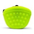 thumbnail image 1 of New Dog Treat Bag Silicone Pet Portable Dog Training Waist Bag Outdoor Feeder Puppy Snack Zipper Pouch Food Reward Storage Bag (Yellow), 1 of 7