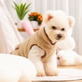 thumbnail image 1 of New Dog Winter Clothes, Double-Sided Plush High-Neck Coat with Leash Hole, Warm & Cute Small Dog Jacket for Cold Weather, 1 of 11
