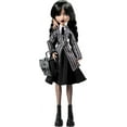 thumbnail image 1 of New Dolls Monster Wednesday Doll and Accessories, High Wednesday Addams Collectible in Nevermore Academy Uniform with Thing and Backpack, Doll Stand, 1 of 6