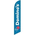 thumbnail image 1 of New Domino's Pizza 15ft Feather Banner Swooper Flag - REPLACEMENT FLAG, 1 of 2