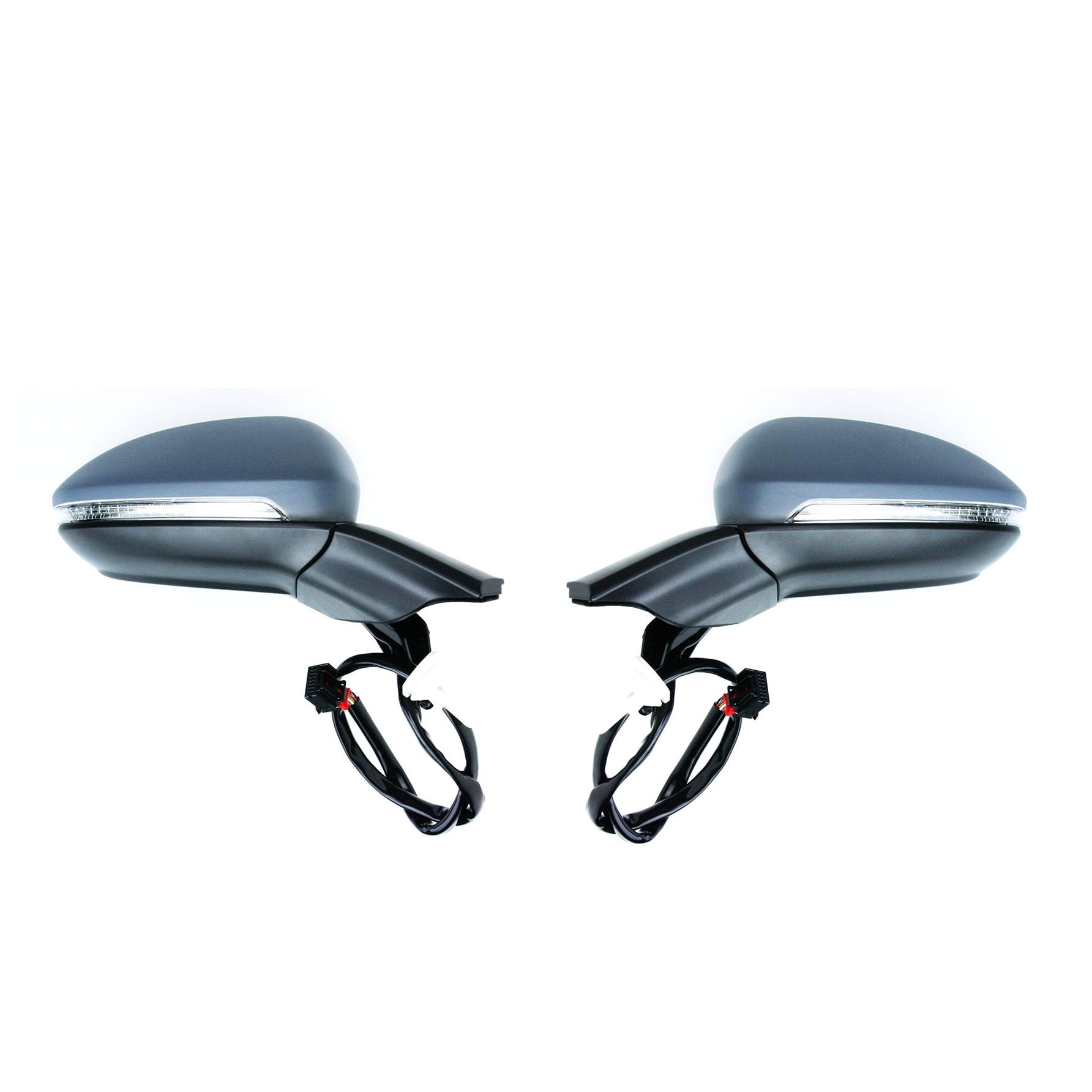 New Door Mirror Pair Fits Volkswagen Golf 2016 Vw1321154 