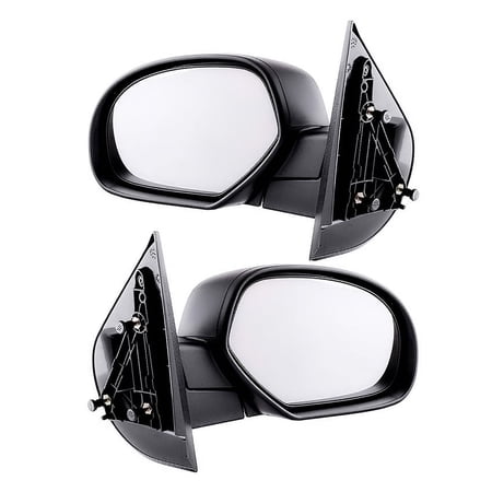 New Door Mirrors Pair Fits Chevrolet Silverado 2500 Hd 3500 Hd 2007-13 25775944