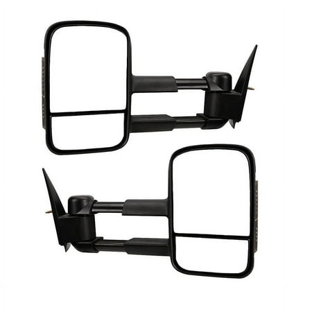 New Door Mirrors Pair Fits GMC Sierra 1500 2007-2013 Gm1320337 20862095 20862094