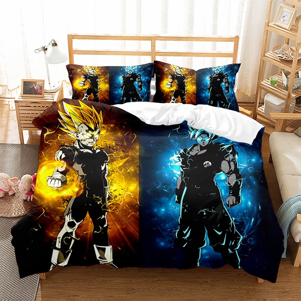New Dragon Ball Z Bedding Bed Set Twin Full Queen King Size Goku Saiyan ...