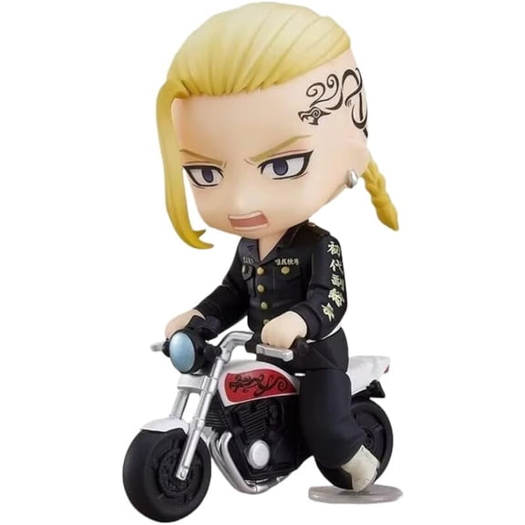 New Draken Figure, Standing Q Version Action Figures 10cm/3.9inch Anime Character Statue Model Desktop Decoration Ornament Gifts