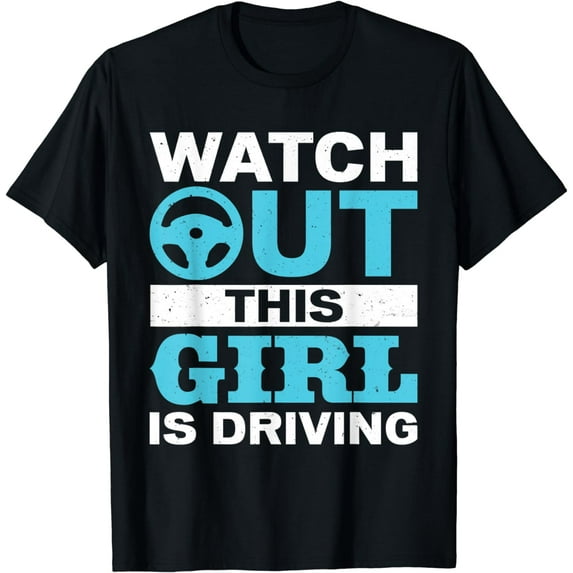 New Driver Gifts Funny Shirt for Teen Girls and Boys Student T-Shirt