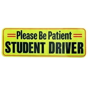 New Driver Magnet Safety Warning Driver Magnet for Car Please Be Patient Student Driver Magnet Reusable Signs