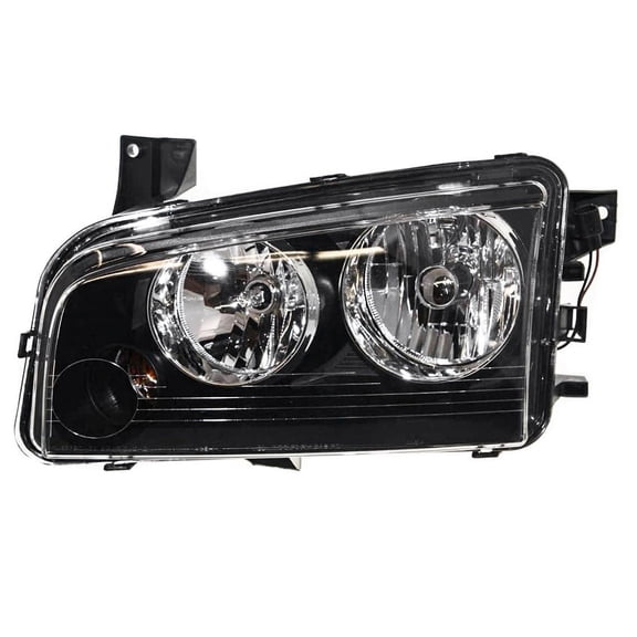 New Drivers Halogen Headlight Compatible With Dodge Charger Se R/T 2007-2010 by Part Number 4806165AJ CH2502206