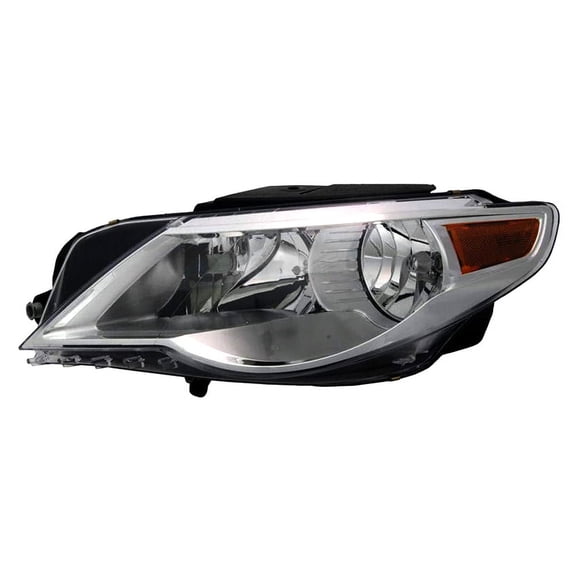New Drivers Halogen Headlight Compatible With Volkswagen Cc R-Line Sedan 2009-2012 by Part Number 3C8-941-005-F 3C8941005F VW2502139