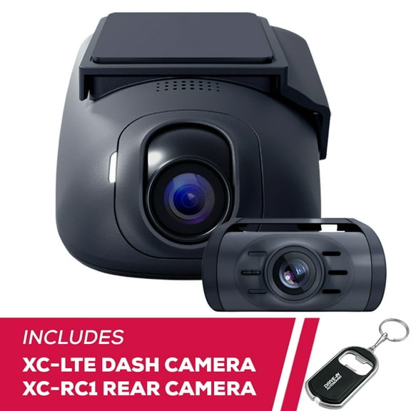 New DroneMobile XC-LTE High-Resolution (1440p) XC Dash Camera w/ XC-RC1 Rear Camera