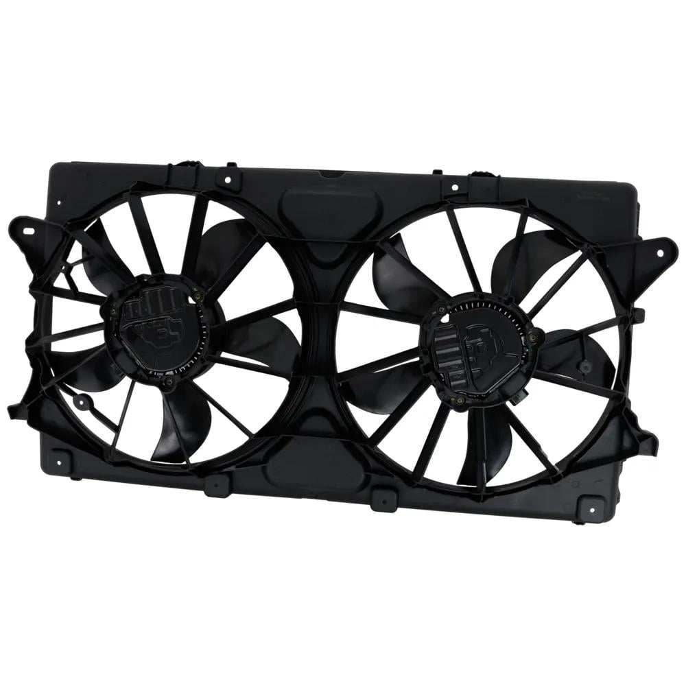 New Dual Fan Cooling Fan Assembly Compatible With Chevrolet Silverado ...