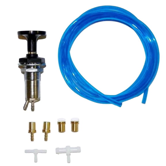 OEM Grade Dual Carb Primer Kit Replacement Compatible with Keihin CDK 38 40mm Kawasaki 750 SS SXI SSXI 2-Stroke Jet Ski Personal Watercraft PWC Primer Pump Hose Fitting 01-02-404