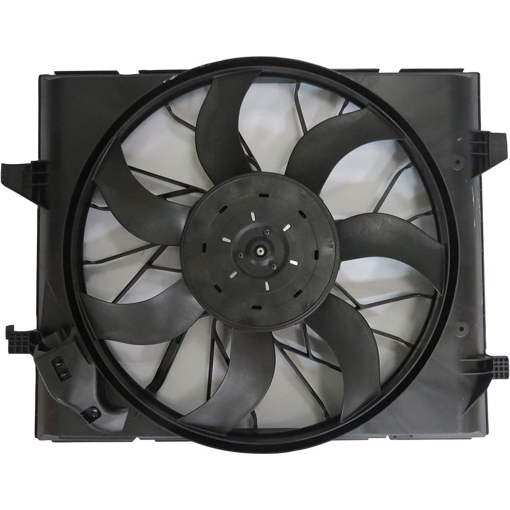 New Dual Radiator And Condenser Fan Compatible With Jeep Grand Cherokee