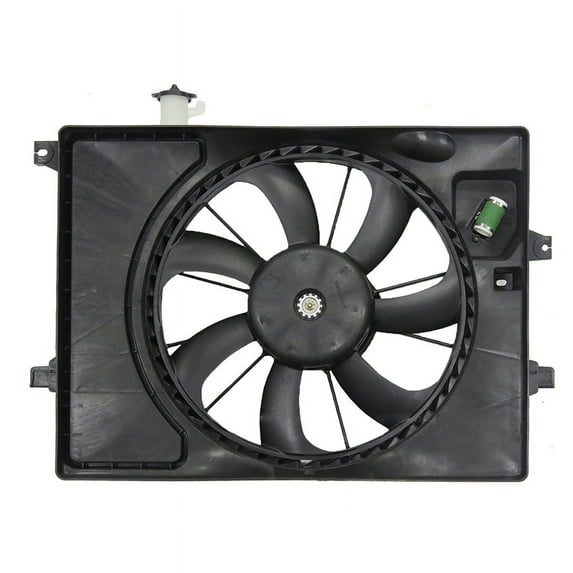 New Dual Radiator And Condenser Fan Fits Hyundai Elantra 2014-2016 25380-3X500