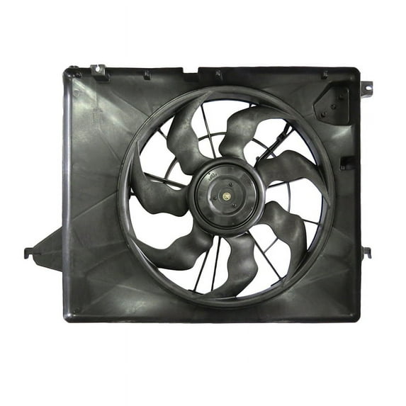 New Dual Radiator And Condenser Fan Fits Hyundai Santa Fe 3.3L 13-18 25380-4Z000